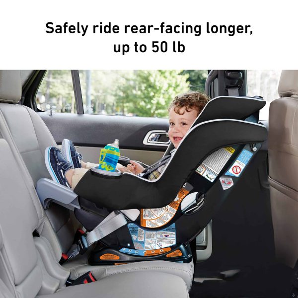 Graco Extend2Fit 2-in-1 Convertible Car Seat, Gotham - Image 5