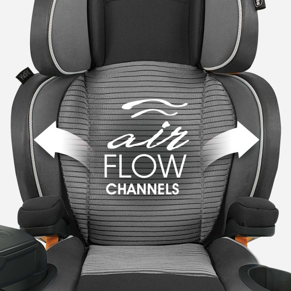 Chicco KidFit Zip Air Plus 2-in-1 Belt Positioning Booster Car Seat   Q Collection - Image 7