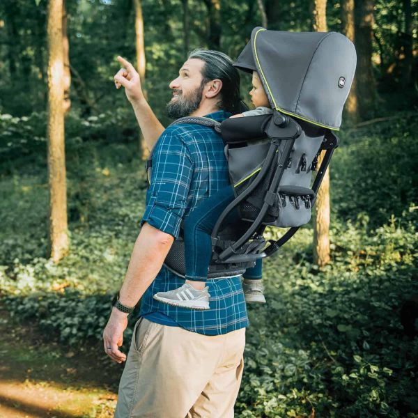 Chicco SmartSupport Aluminum Frame Backpack Carrier, Lightweight Baby Backpack Carrier | Solar/Grey   New Model - Image 3