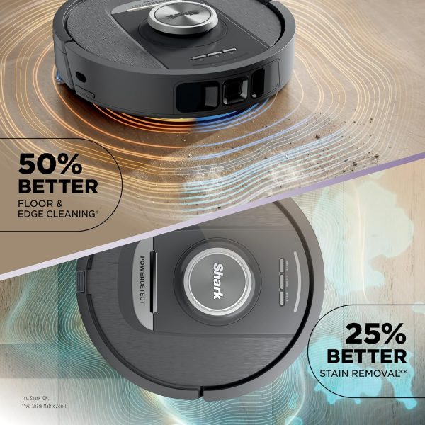 Robot Vacuum   Mop PowerDetect NeverTouch, Combo, Self-Emptying   Self-Refilling, 60-Day Debris Capacity with Pad Dry   Gaia Grey - Image 4