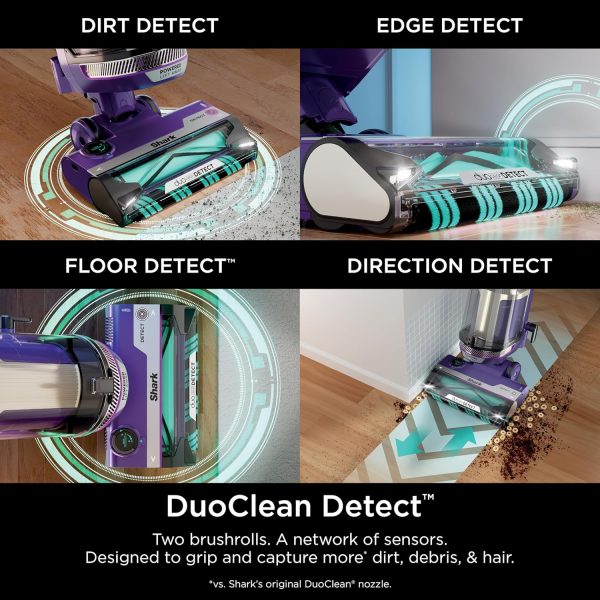 PowerDetect Upright Vacuum with DuoClean Detect Technology, Self-Cleaning Brushroll, and XL Dustcup   Eggplant - Image 9