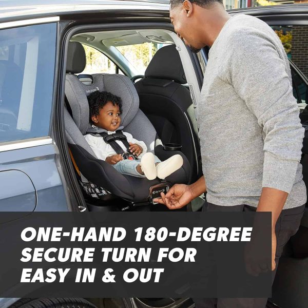 Baby Jogger City Turn Rotating Convertible Car Seat | Unique Turning Car Seat Rotates for Easy in and Out, Pike - Image 2