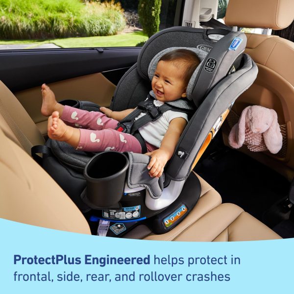 Graco Turn2Me 3-in-1 Rotating Convertible Car Seat, Rear to Forward Facing   Highback Booster, Easy Installation, Brighton - Image 3