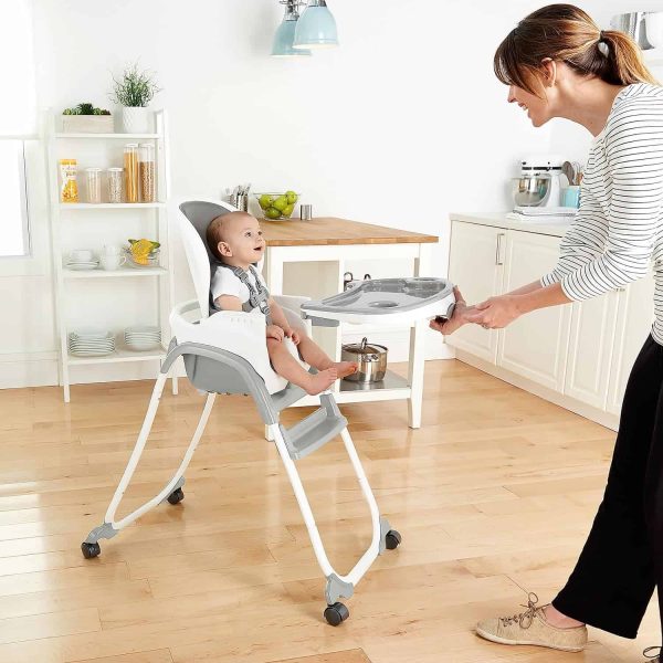 Ingenuity SmartClean Trio Elite 3-in-1 Convertible Baby High Chair, Toddler Chair, and Dining Booster Seat   Slate - Image 9