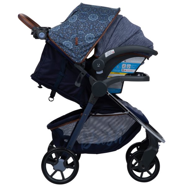 Monbebe Dash Travel System Stroller and Infant Car Seat, Boho - Image 7