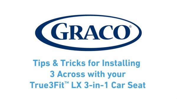 Graco True3Fit LX 3-in-1 Car Seat, Fits 3 Car Seats Across, Bates - Image 2