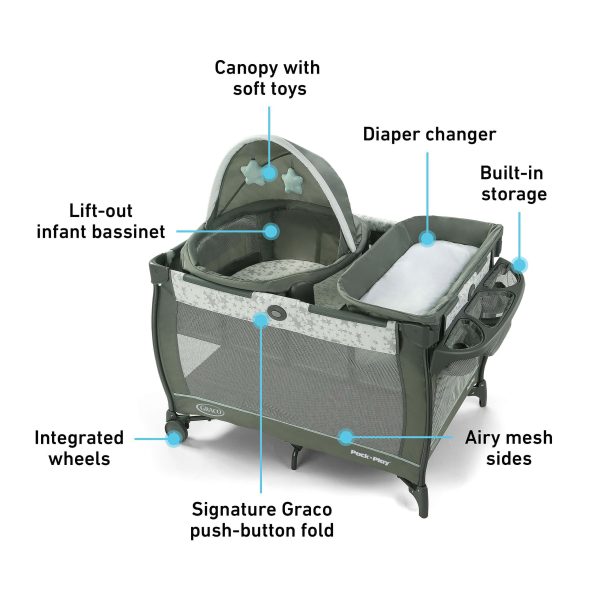 Graco Pack  n Play Travel Dome Playard   Oskar - Image 2