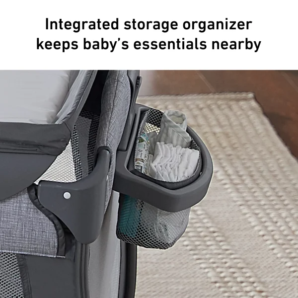 Graco Pack  n Play Quick Connect Portable Bassinet Playard   Alex - Image 3