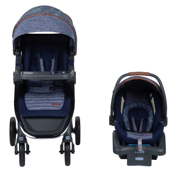 Monbebe Dash Travel System Stroller and Infant Car Seat, Boho - Image 4