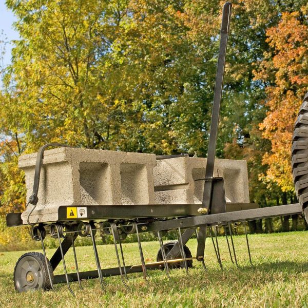 Brinly DT-402BH-A Tow Behind Dethatcher with Transport Mode - Image 9