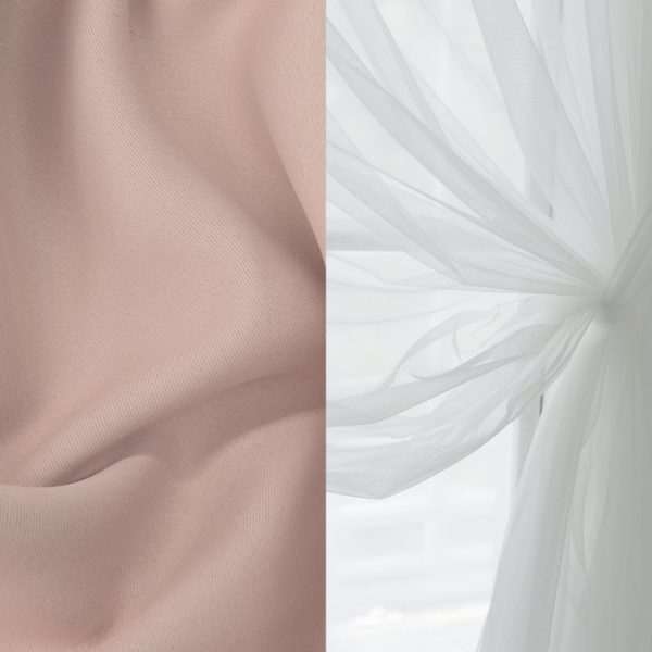 Brockham Solid Tulle Overlay Room Darkening Grommet Curtain Panels (Set of 2) - Image 6