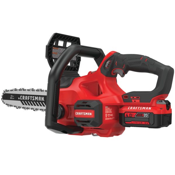 CMCCS620M1 V20 20-volt Max 12-in Cordless Electric Chainsaw 4 Ah (Battery   Charger Included) - Image 8