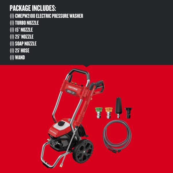 CMEPW2100 2100 PSI 1.2-Gallon-GPM Cold Water Electric Pressure Washer - Image 4