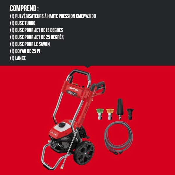 CMEPW2100 2100 PSI 1.2-Gallon-GPM Cold Water Electric Pressure Washer - Image 9