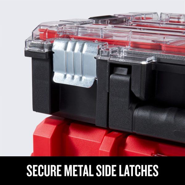 CMST60402 VERSASTACK 17.126-in Plastic; Metal Wheels Lockable Tool Box - Image 6