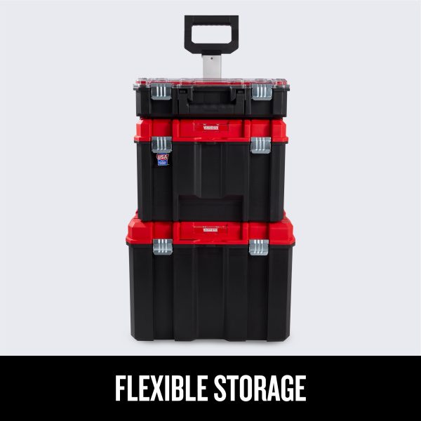CMST60402 VERSASTACK 17.126-in Plastic; Metal Wheels Lockable Tool Box - Image 3
