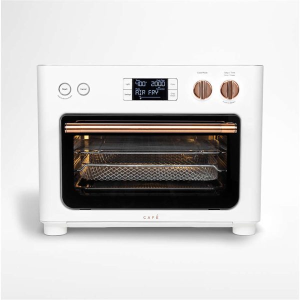 Café Couture Matte White Air Fryer Toaster Oven
