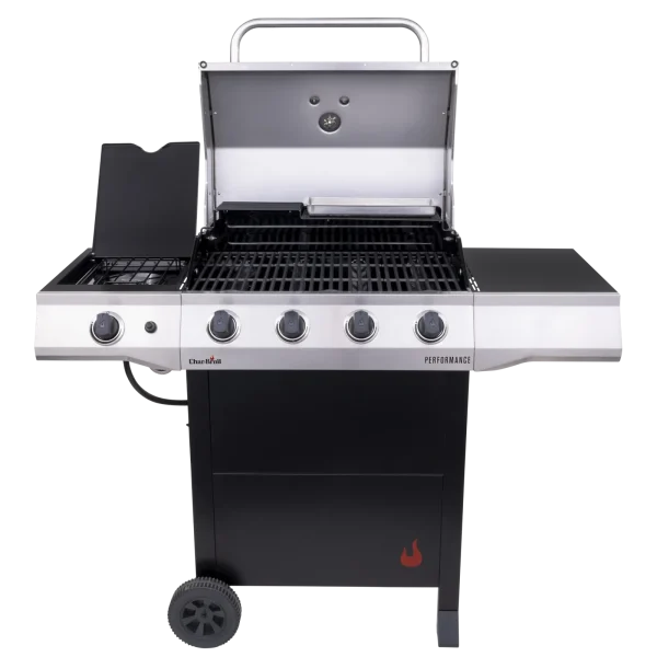 Charbroil Performance Series 4-Burner Propane Gas Grill Cart with Side Burner - Image 17