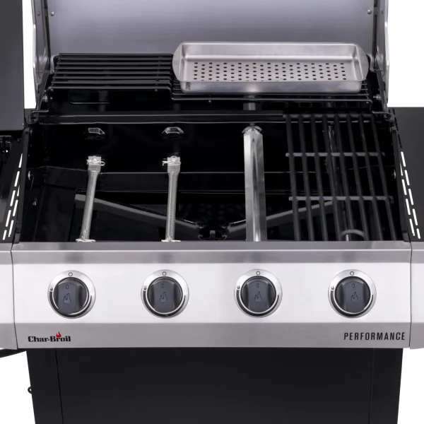 Charbroil Performance Series 4-Burner Propane Gas Grill Cart with Side Burner - Image 6
