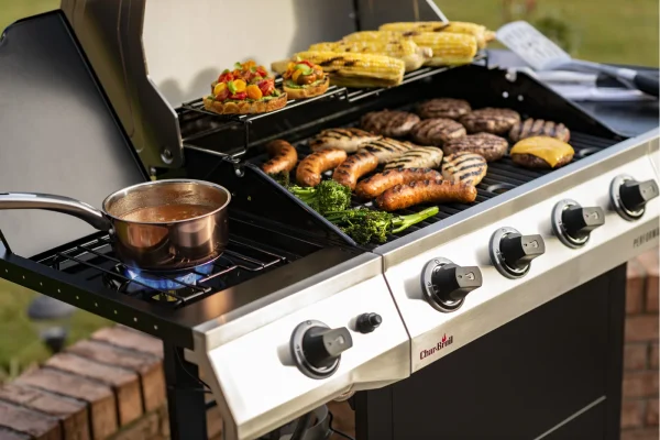 Charbroil Performance Series 4-Burner Propane Gas Grill Cart with Side Burner - Image 2
