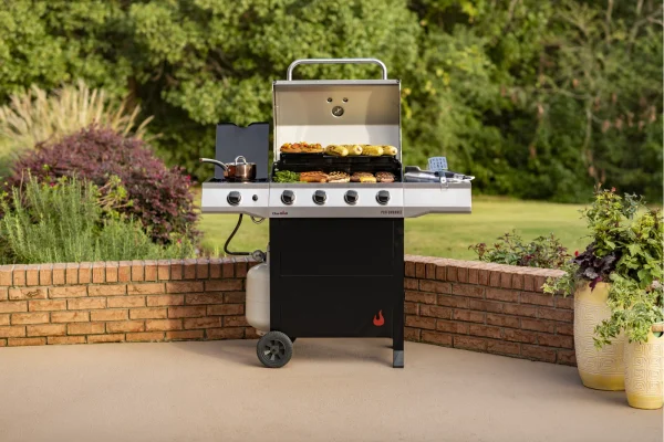 Charbroil Performance Series 4-Burner Propane Gas Grill Cart with Side Burner - Image 15