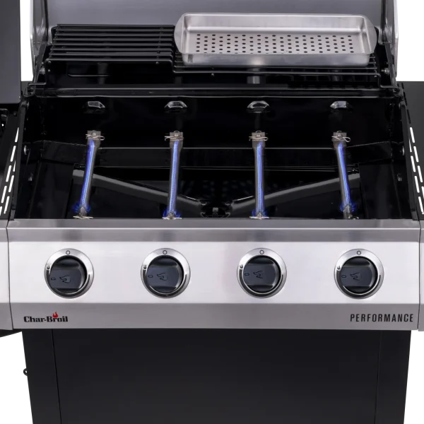 Charbroil Performance Series 4-Burner Propane Gas Grill Cart with Side Burner - Image 12