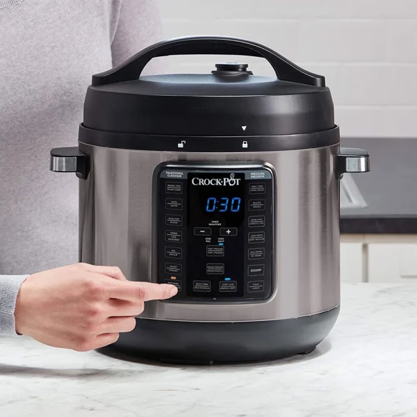 Express Crock: 8-Qt. Pressure Cooker   Multi-Cooker - Image 5