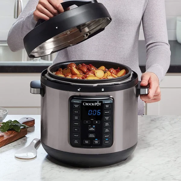 Express Crock: 8-Qt. Pressure Cooker   Multi-Cooker - Image 3