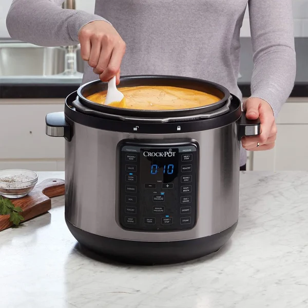 Express Crock: 8-Qt. Pressure Cooker   Multi-Cooker - Image 2