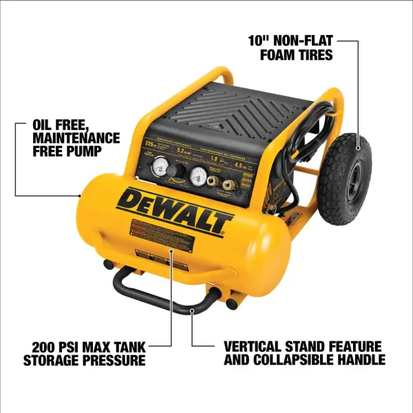 D55146 4.5 Gal. Portable Electric Air Compressor - Image 2