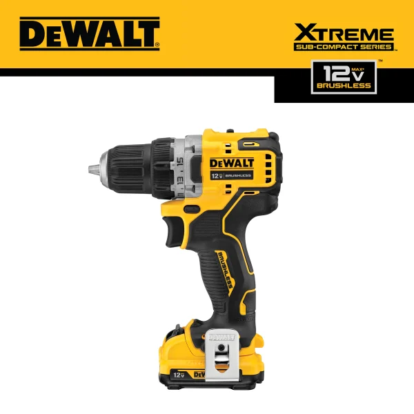 DCD701F2 XTREME 12-volt Max 3/8-in Brushless Cordless Drill (2 Li-ion Batteries Included and Charger Included) - Image 13