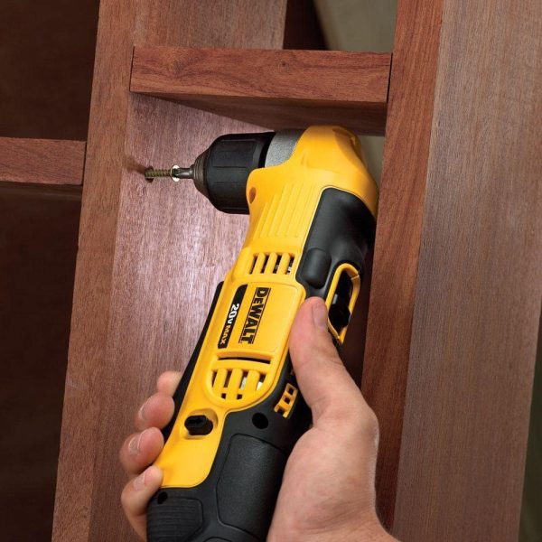 DCD740C1 20-Volt MAX Cordless 3/8 in. Right Angle Drill/Driver, (1) 20-Volt 1.3Ah Battery, Charger   Bag - Image 2