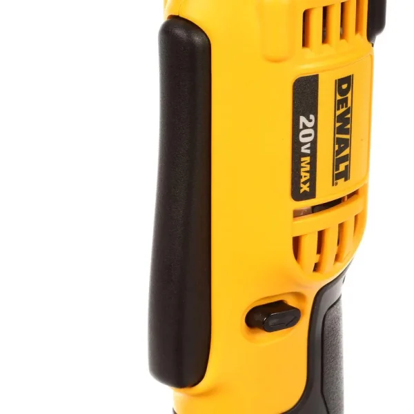 DCD740C1 20-Volt MAX Cordless 3/8 in. Right Angle Drill/Driver, (1) 20-Volt 1.3Ah Battery, Charger   Bag - Image 8