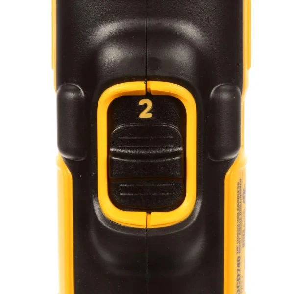 DCD740C1 20-Volt MAX Cordless 3/8 in. Right Angle Drill/Driver, (1) 20-Volt 1.3Ah Battery, Charger   Bag - Image 6