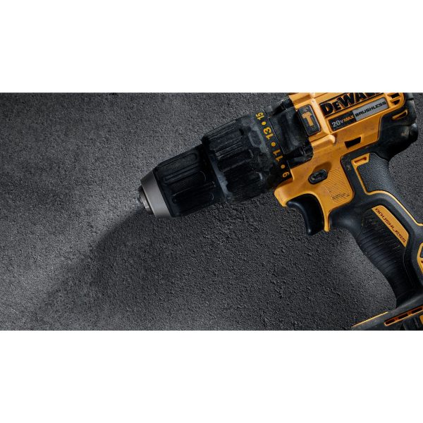 DCD778C2 1/2-in 20-volt Max Variable Speed Brushless Cordless Hammer Drill (2-Batteries Included) - Image 6