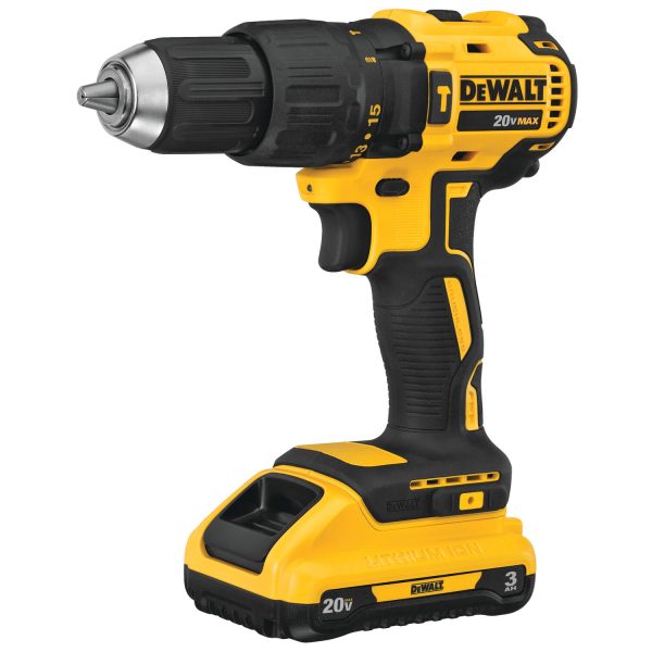 DCD778L1 1/2-in 20-volt Max-Amp Variable Speed Brushless Cordless Hammer Drill (1-Battery Included) - Image 7