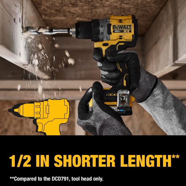 DCD800D1E1 XR 20-volt Max 1/2-in Brushless Cordless Drill (2 Li-ion-Batteries Included) - Image 7