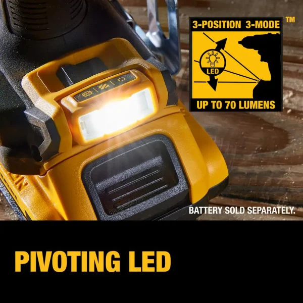 DCD800E2 20-Volt Lithium-Ion Cordless Brushless 1/2 in. Compact Drill Driver Kit with (2) 1.7 Ah Batteries and Charger - Image 3