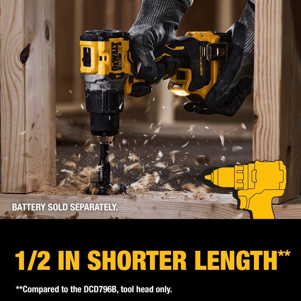 DCD805B XR 1/2-in 20-volt Max-Amp Variable Speed Brushless Cordless Hammer Drill - Image 6