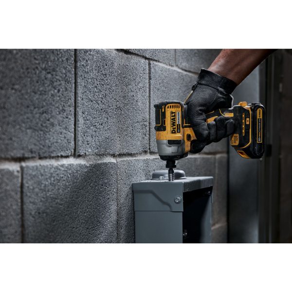 DCF787C1 20-volt Max 1/4-in Variable Speed Brushless Cordless Impact Driver (1-Battery Included) - Image 12