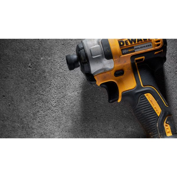 DCF787C1 20-volt Max 1/4-in Variable Speed Brushless Cordless Impact Driver (1-Battery Included) - Image 16