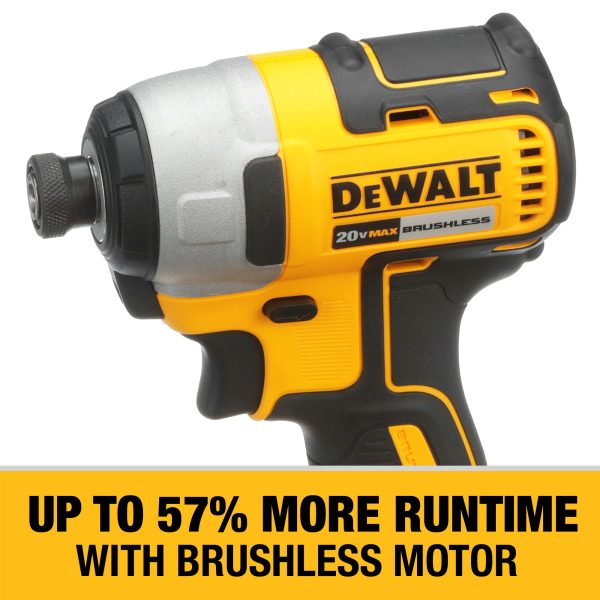 DCF787C1 20-volt Max 1/4-in Variable Speed Brushless Cordless Impact Driver (1-Battery Included) - Image 5