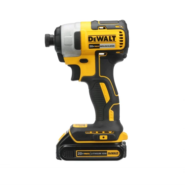 DCF787C1 20-volt Max 1/4-in Variable Speed Brushless Cordless Impact Driver (1-Battery Included) - Image 8