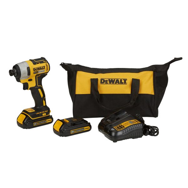 DCF787C2 20-volt Max 1/4-in Variable Speed Brushless Cordless Impact Driver (2-Batteries Included) - Image 2