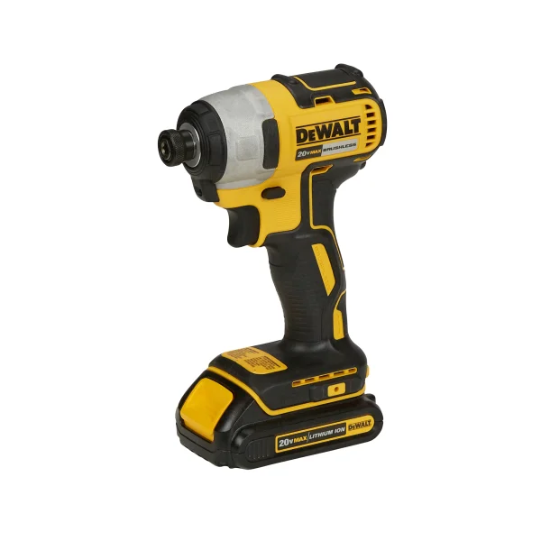 DCF787C2 20-volt Max 1/4-in Variable Speed Brushless Cordless Impact Driver (2-Batteries Included) - Image 3