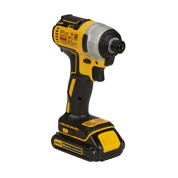 DCF787C2 20-volt Max 1/4-in Variable Speed Brushless Cordless Impact Driver (2-Batteries Included) - Image 4