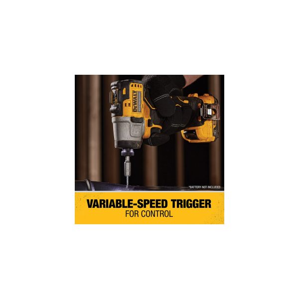 DCF801B XTREME 12-volt Max 1/4-in Variable Speed Brushless Cordless Impact Driver - Image 5
