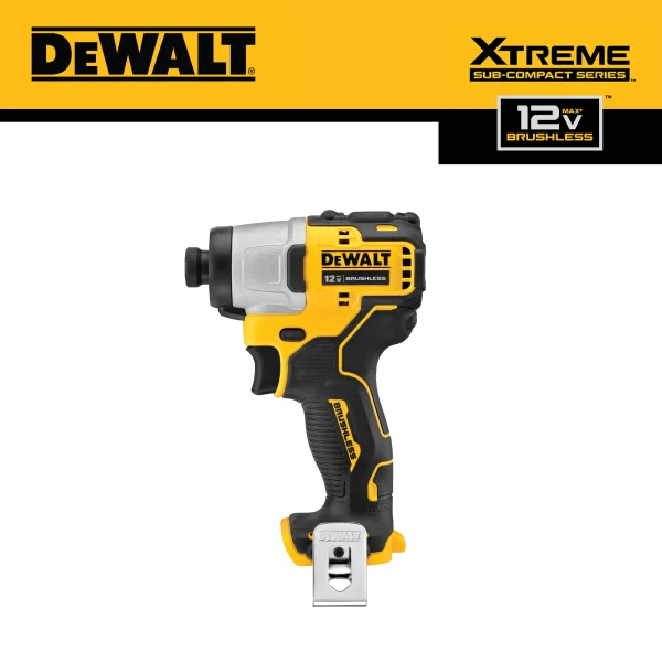 DCF801B XTREME 12-volt Max 1/4-in Variable Speed Brushless Cordless Impact Driver
