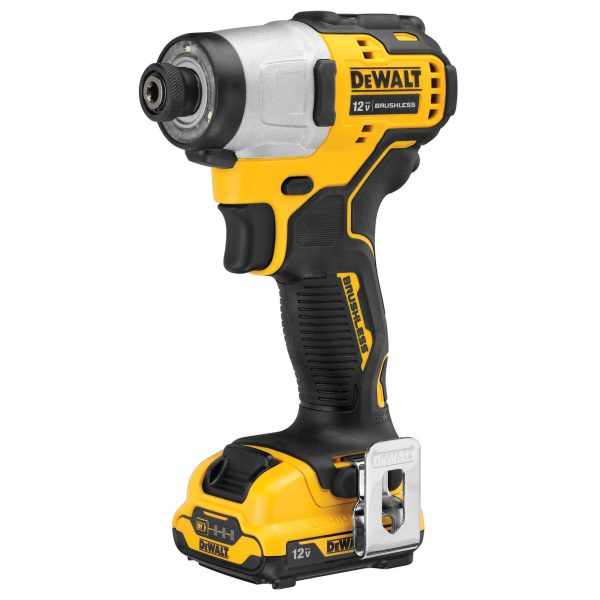 DCF801F2 XTREME 12-volt Max 1/4-in Variable Speed Brushless Cordless Impact Driver (2-Batteries Included) - Image 10