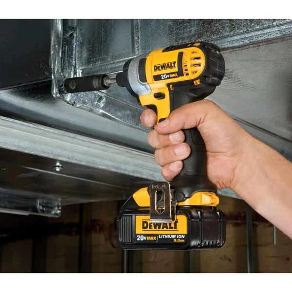 DCF885C1 20-Volt MAX Cordless 1/4 in. Impact Driver, (1) 20-Volt 1.3Ah Battery, Charger   Bag - Image 11